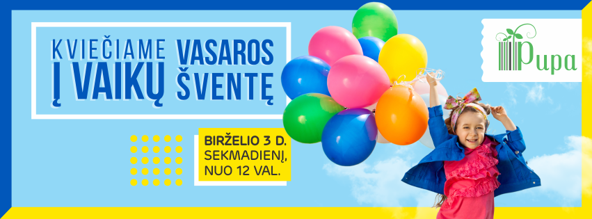 Kviečiame į vaikų vasaros šventę