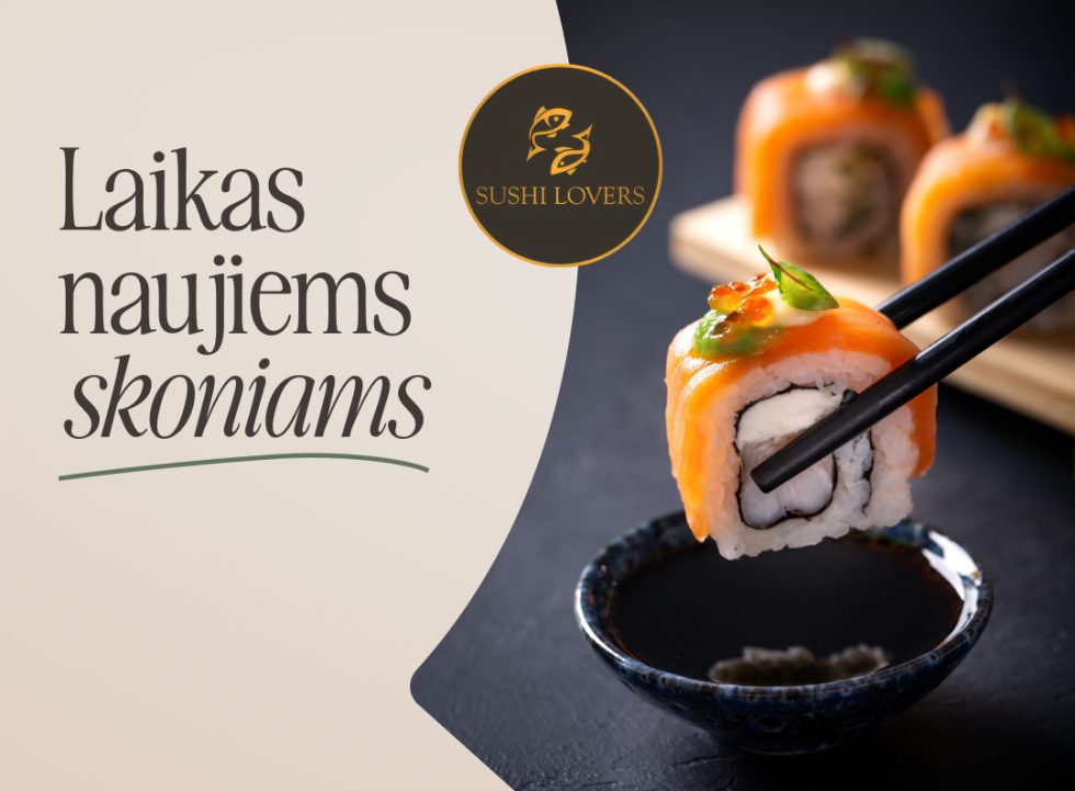 Naujiena! &bdquo;Sushi Lovers&ldquo; jau PUPOJE!