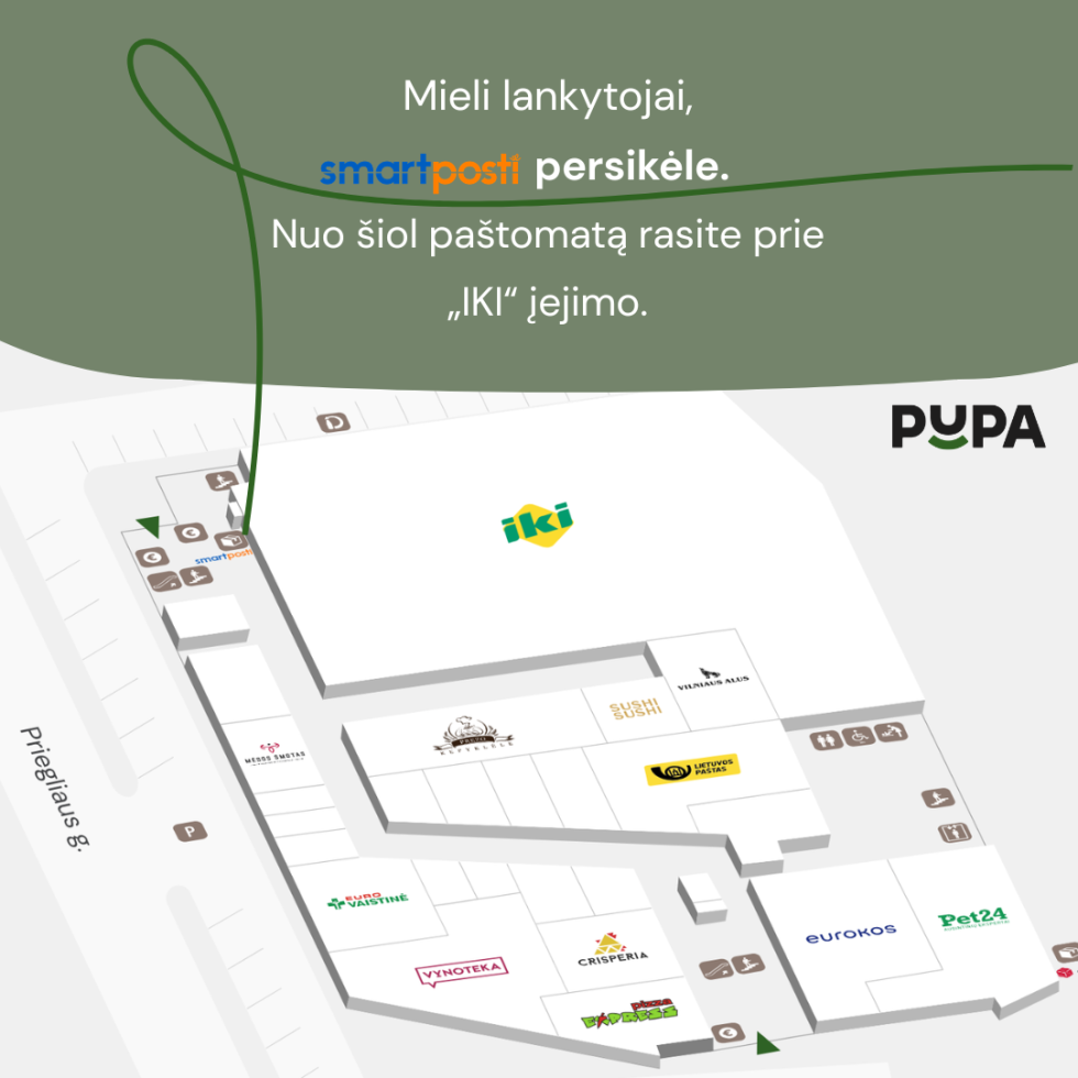 Nauja &bdquo;Smartposti&ldquo; pa&scaron;tomato vieta!